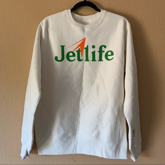 carrots jetlife crewneck - off white - size small - Picture 4 of 10